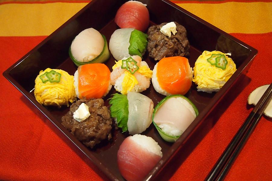 手鞠寿司のレシピ