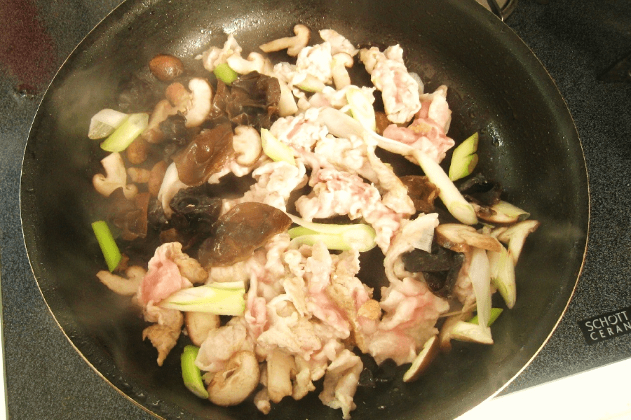 木須肉の作り方