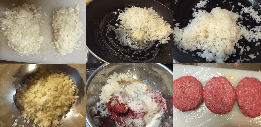 ハンバーグステーキきのこクリームソースのレシピ作り方