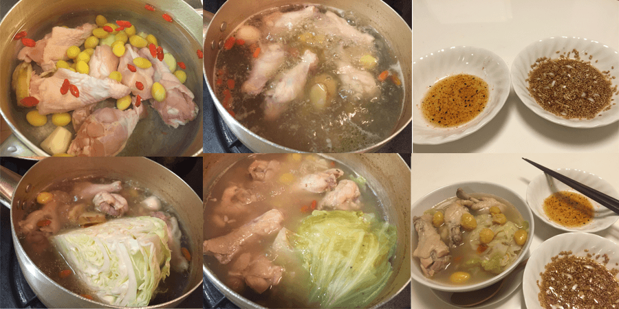 サムゲタン（参鶏湯）のレシピ作り方